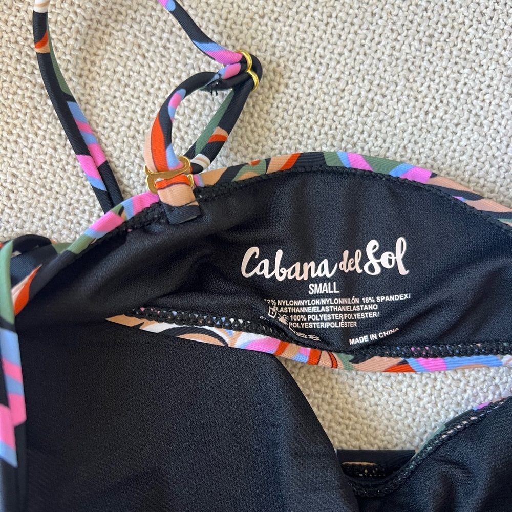 Cabana del Sol Floral Tropical Bikini Set - Picture 3 of 4